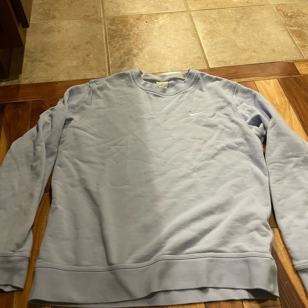Nike Men's Light Blue Sweater